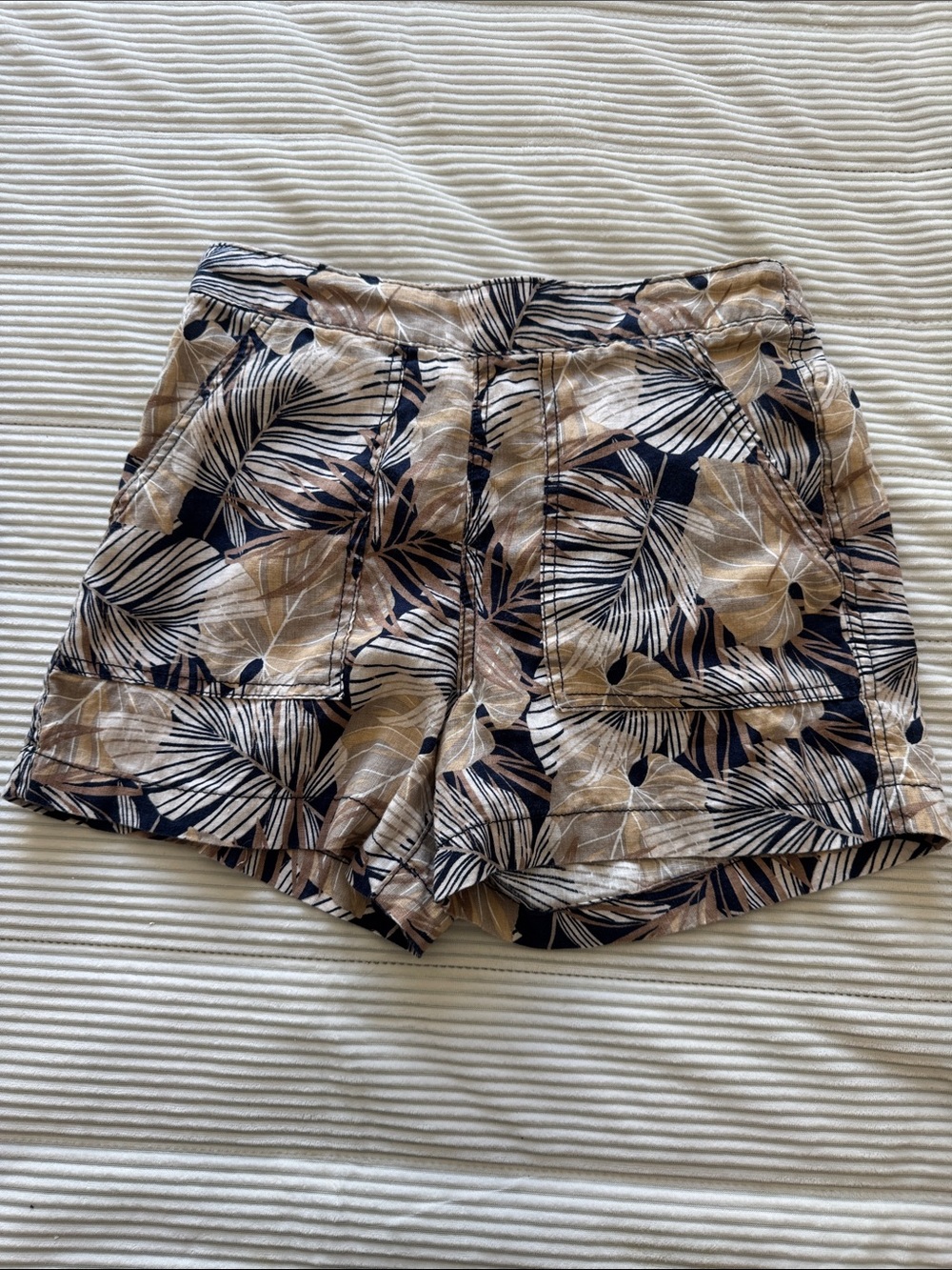 C&C California Tropical Linen Shorts